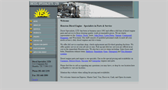 Desktop Screenshot of dieselspecialists.com